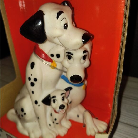 The Walt Disney Company 101 Dalmatians Vinyl Kids Vintage Collectible Bank New - Picture 3 of 10